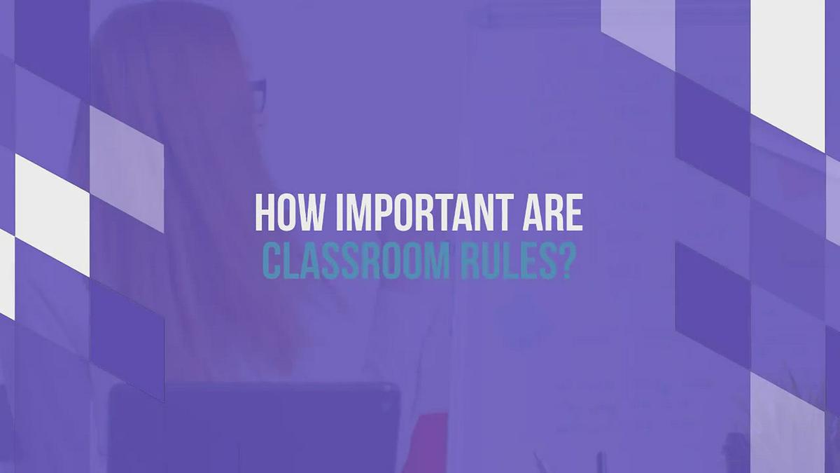 'Video thumbnail for How Important are Classroom rules?'