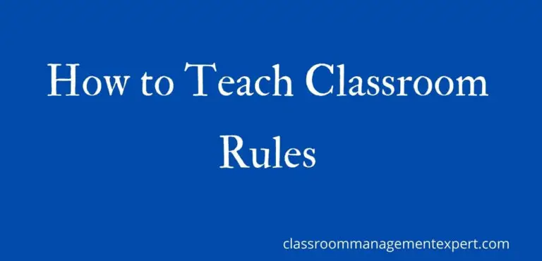 Ways to teach classroom rules